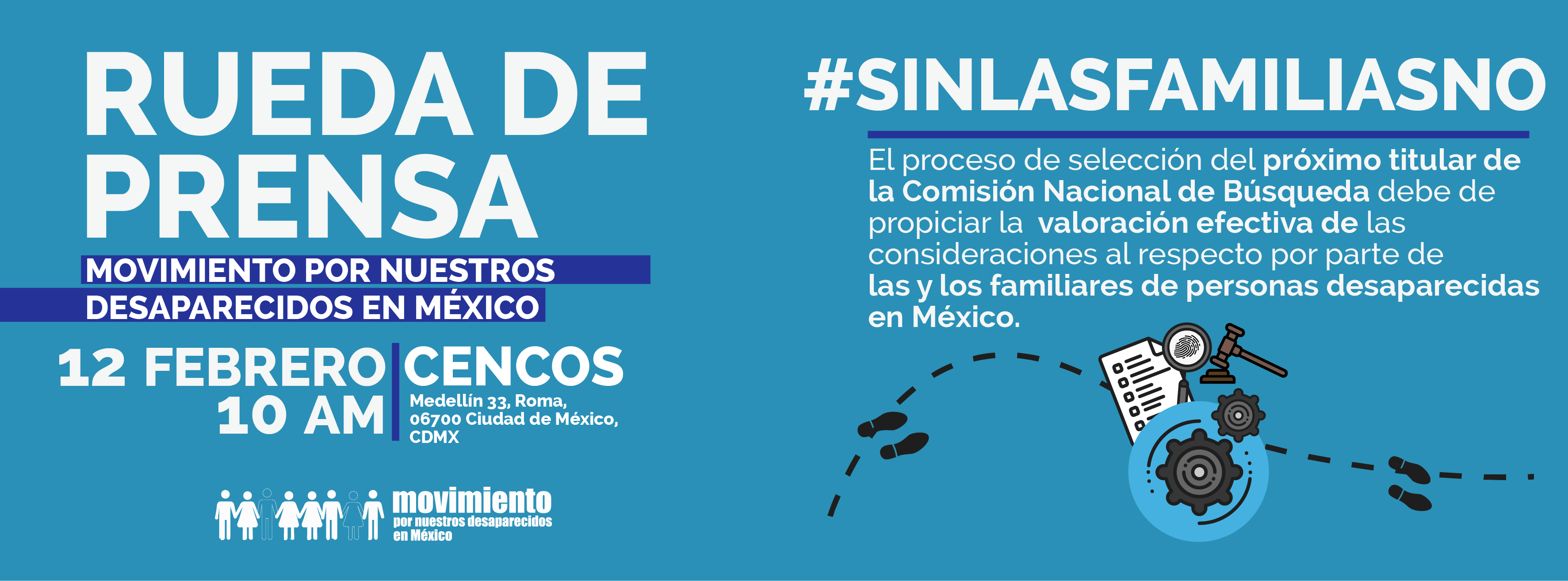 #SinFamiliasNo Rueda de Prensa